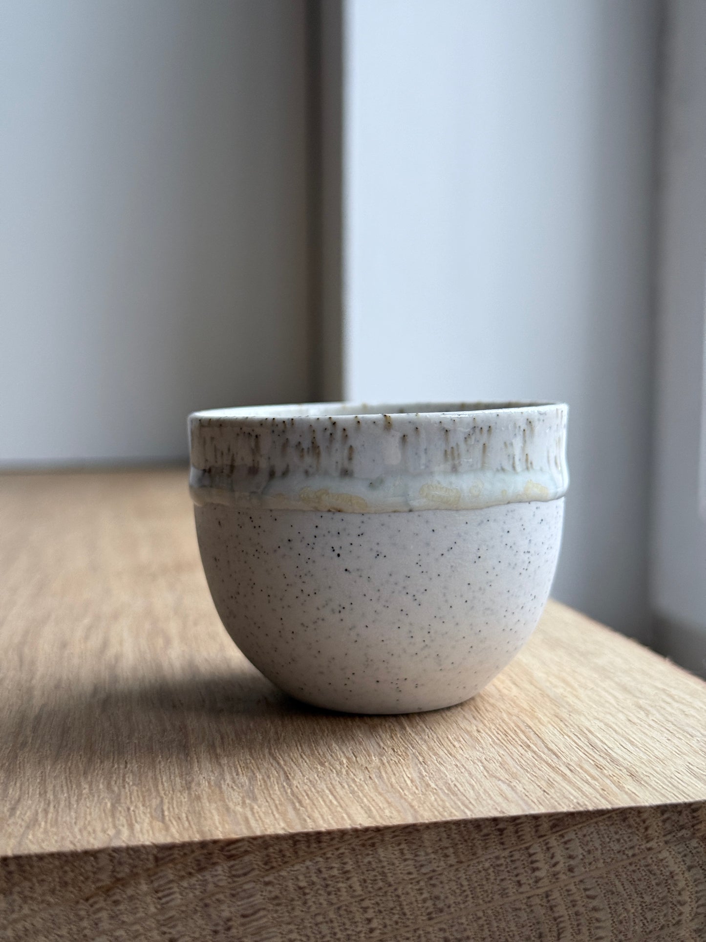 Espresso Cup, Double shot, White Dip (75ml)