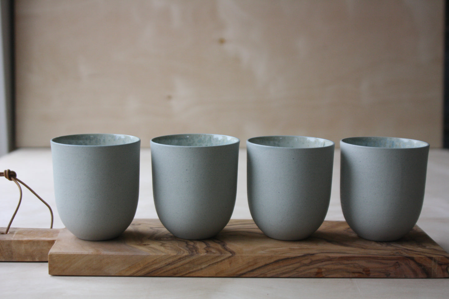 Coffee Cup, Stone Blue w/ crystal glaze (200 ml)