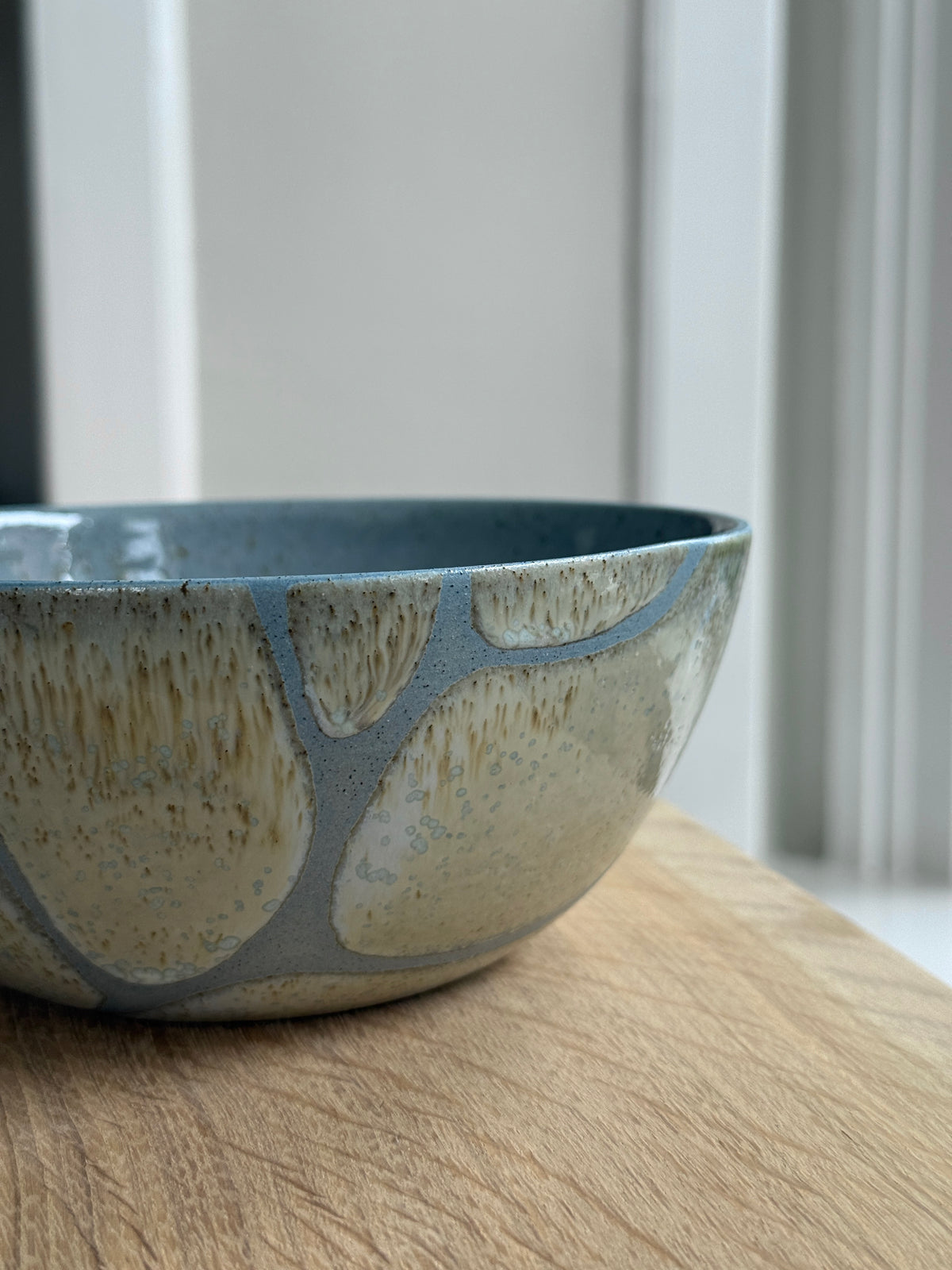 Breakfast bowl, Stone Blue / OFF-CENTER | BRUSH