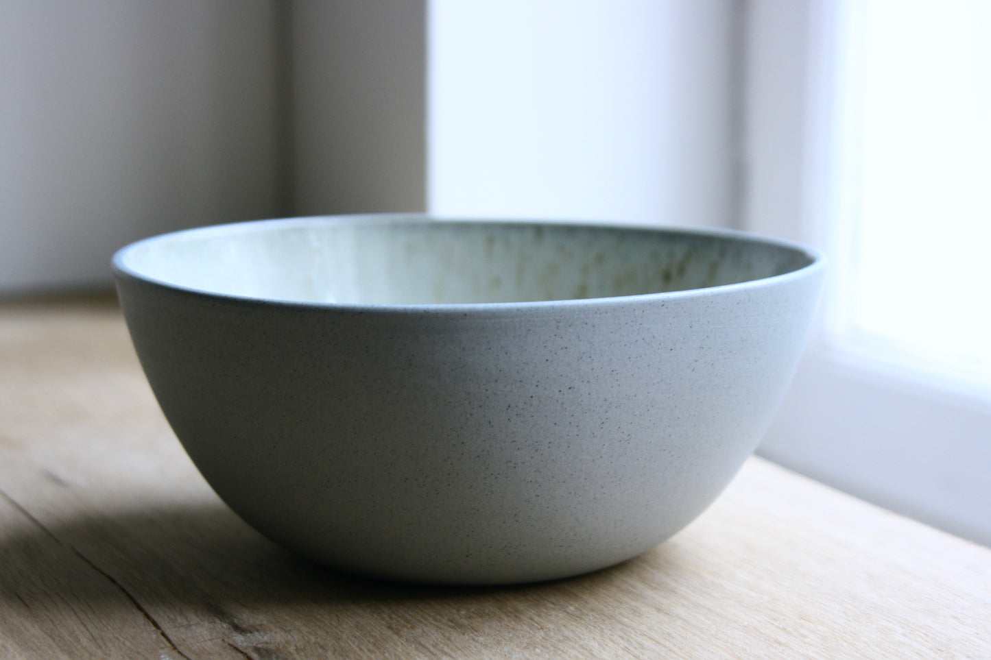 Ramen / Pasta Bowl, Stone Blue w/ Crystal Glaze