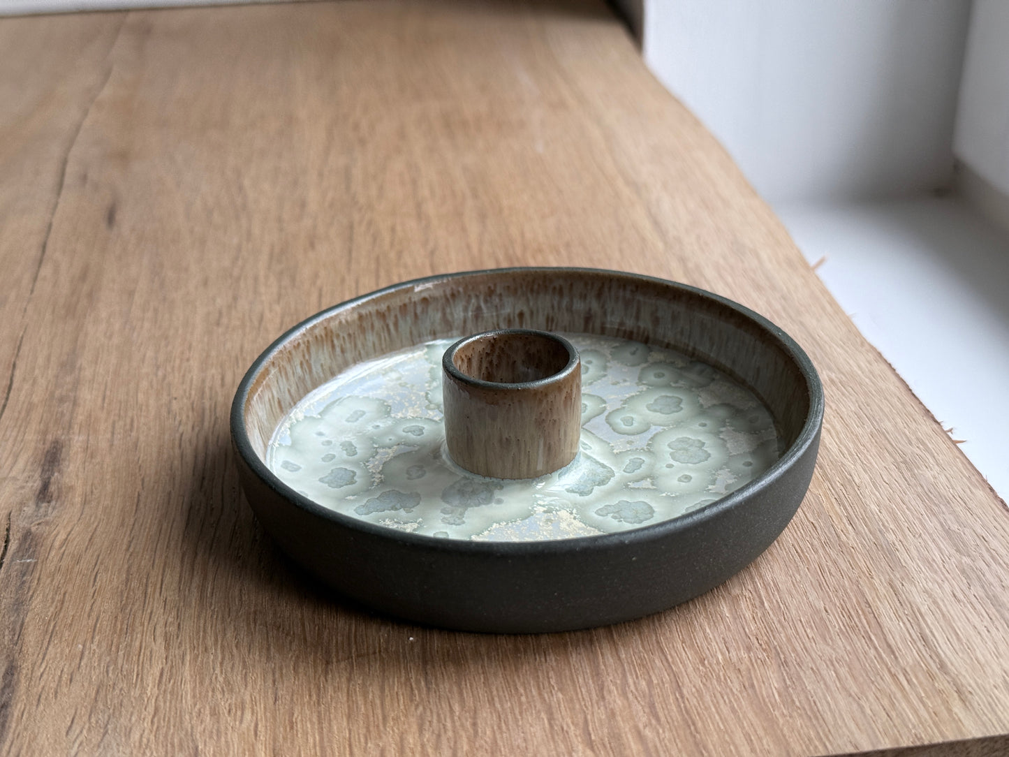 Candle Holder, Matt Black