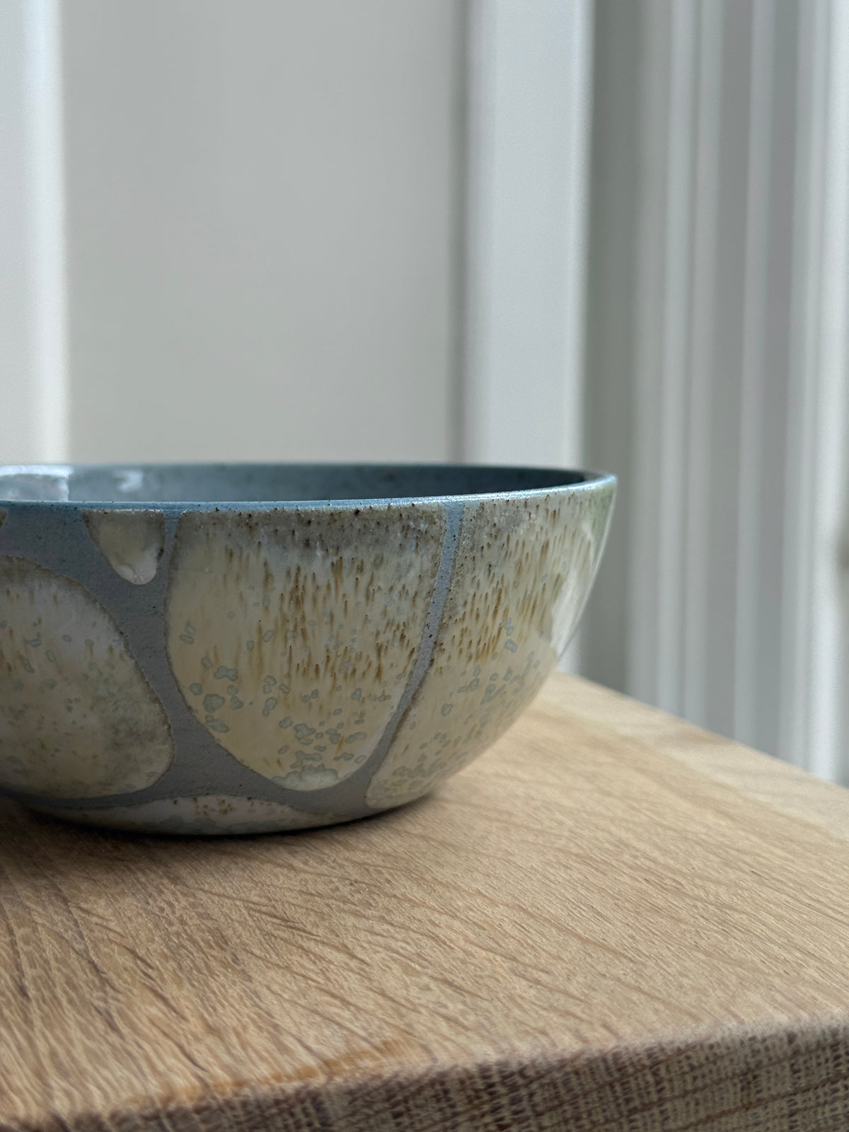 Breakfast bowl, Stone Blue / OFF-CENTER | BRUSH