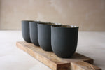 Coffee Cup, Black w/ crystal glaze (200 ml)