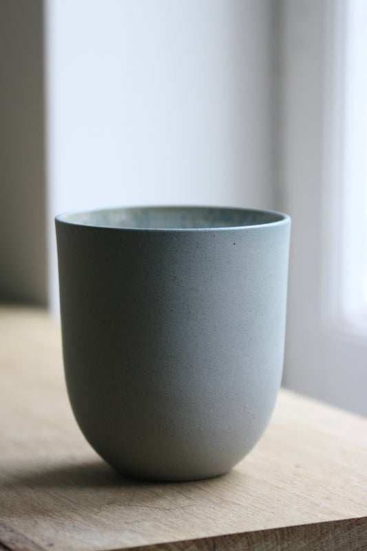 Coffee Cup, Stone Blue w/ crystal glaze (200 ml)