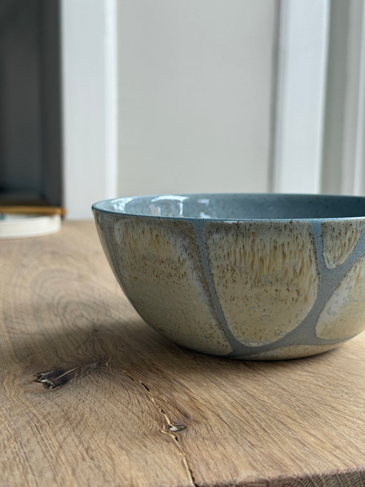 Breakfast bowl, Stone Blue / OFF-CENTER | BRUSH