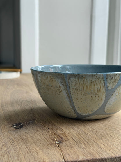 Breakfast bowl, Stone Blue / OFF-CENTER | BRUSH