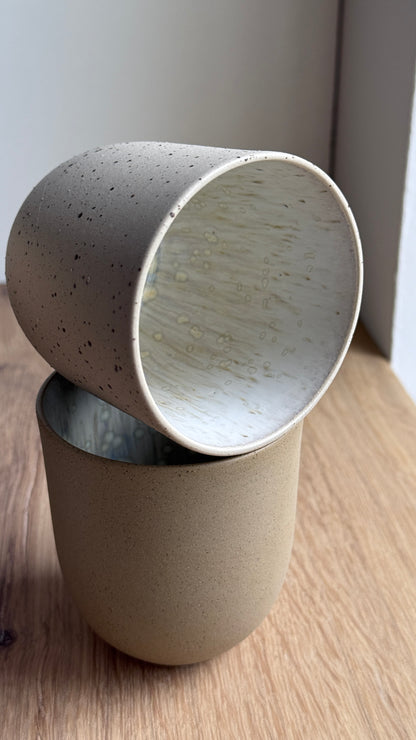 Coffee Cup, Dark Brown w/ crystal glaze (200 ml)