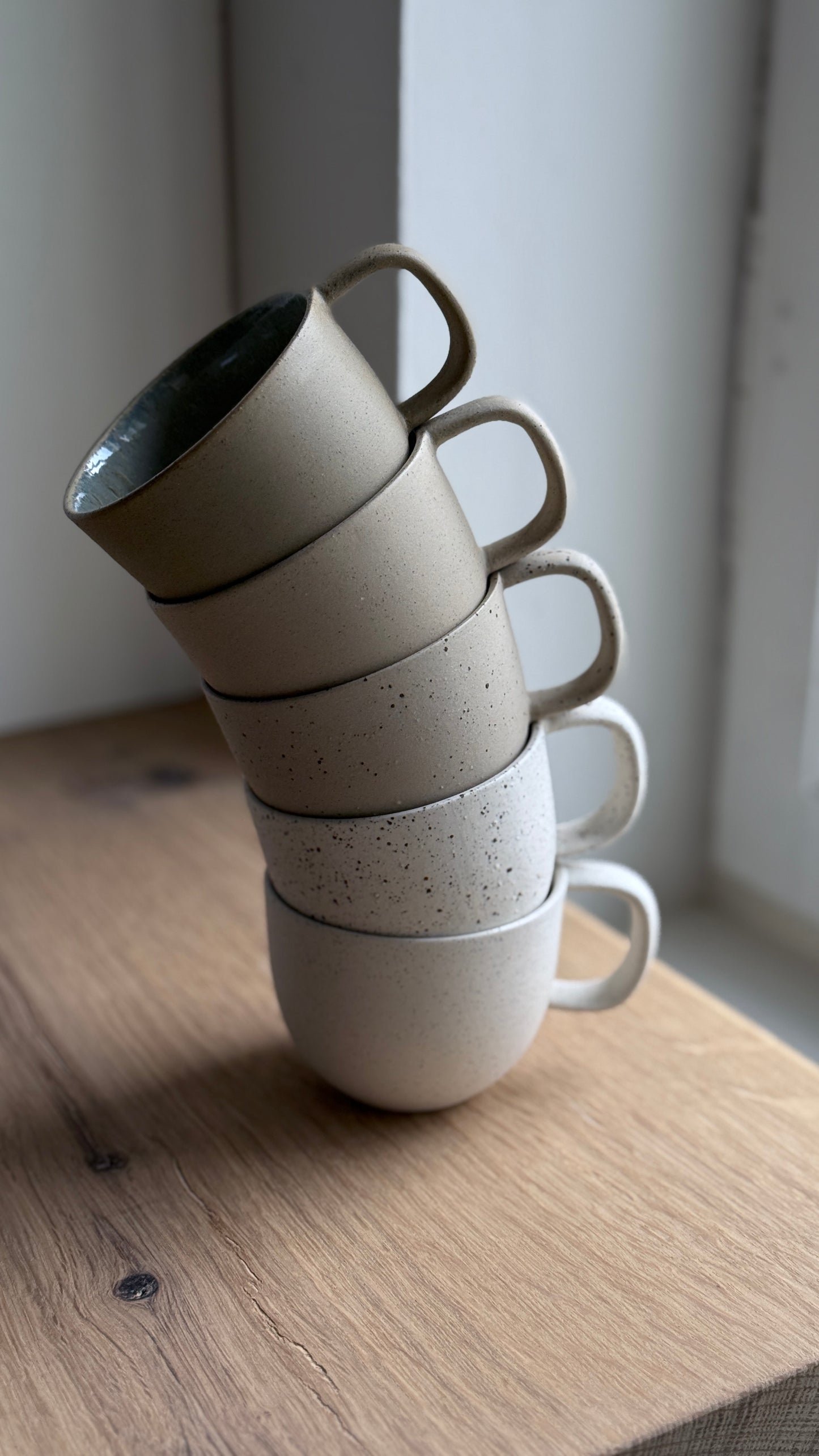 Cortado Cup with handle, Dark Brown w/Crystal glaze (130ml)