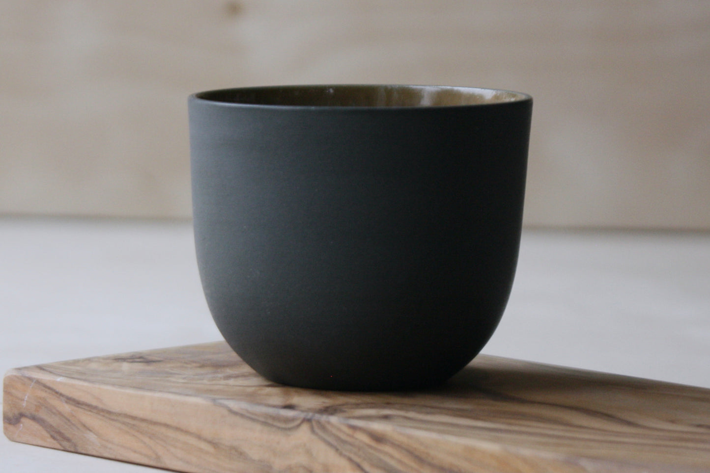 Coffee Cup, Black w/ crystal glaze (250 ml)