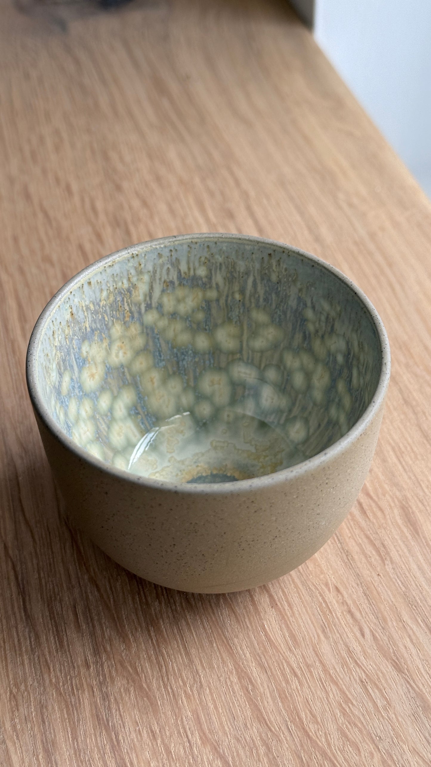 Cortado Cup, Dark Brown w/ crystal glaze (130 ml)