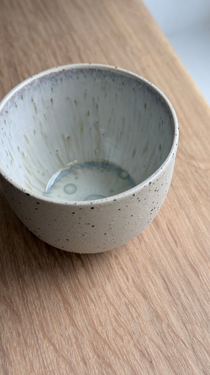 Cortado Cup, Sand & Dots w/ crystal glaze (130 ml)