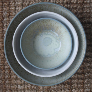 Breakfast bowl, Stone Blue w/ Crystal Glaze