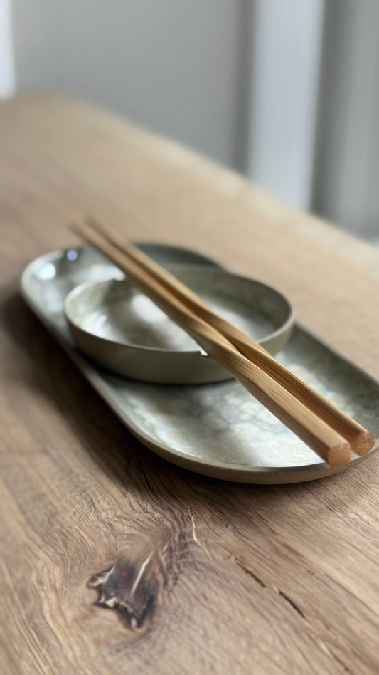Sushi set / Brown