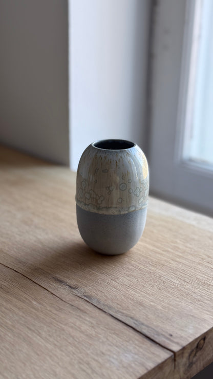 Vase Small, Stone blue & Dip