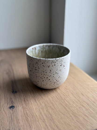 Coffee Cup, Dots w/ crystal glaze (250 ml)