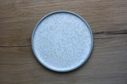 Dessert / Sushi plate, Stone Blue w/ crystal glaze