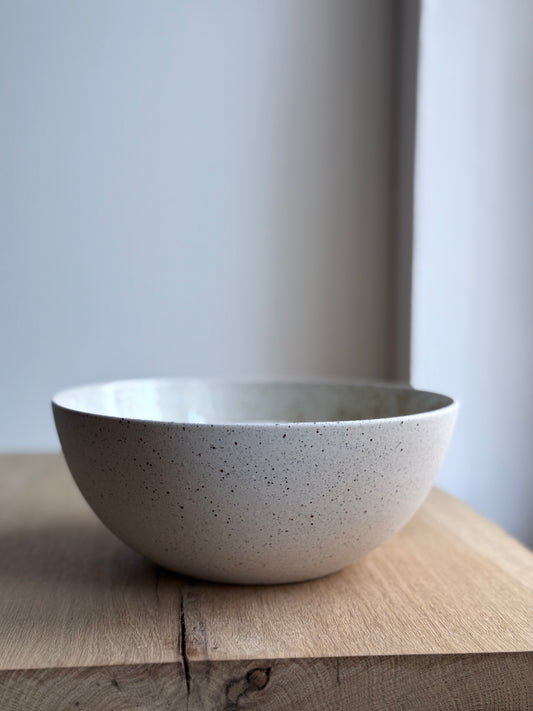 Salad bowl, Dots w/ Crystal Glaze