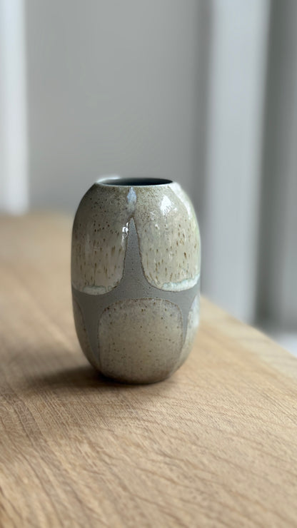Vase Small, Stone Green / Brush