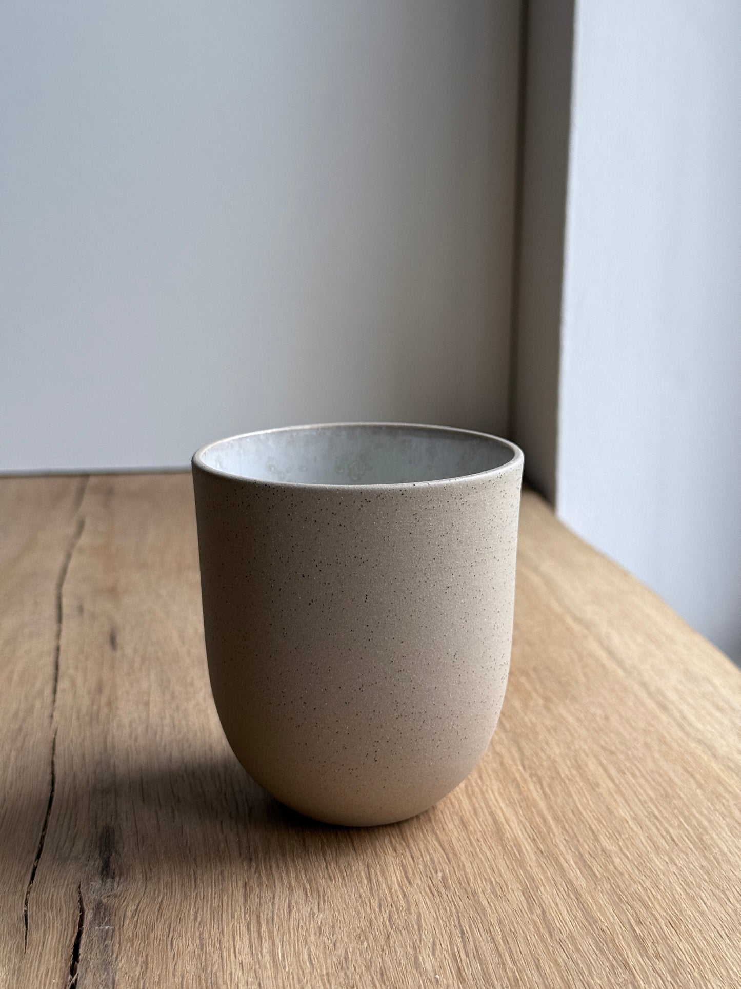 Coffee Cup, Sand w/ crystal glaze (200 ml)