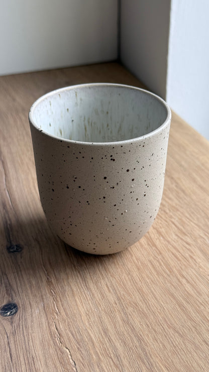 Coffee Cup, Sand & Dots w/ crystal glaze (200 ml)
