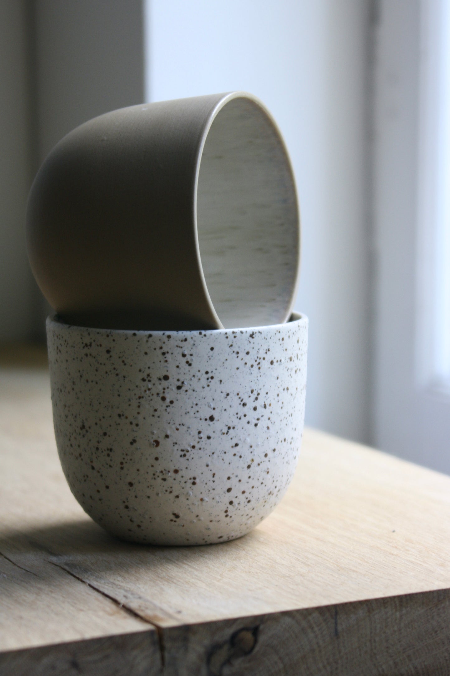 Coffee Cup, Dots w/ crystal glaze (250 ml)