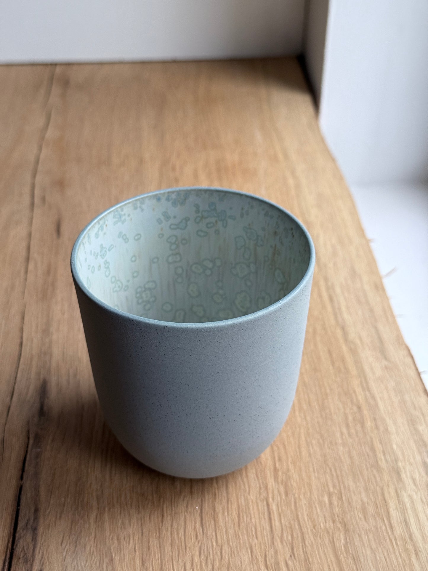 Coffe/Tea Cup, Stone Blue w/ crystal glaze (400 ml)