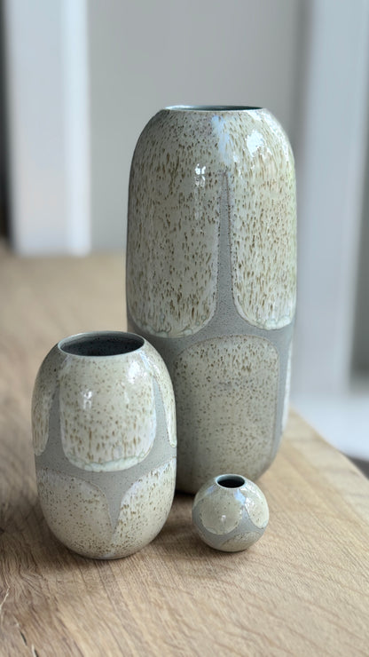 Vase, Large Tall, Stone Green / Brush (Kopi)