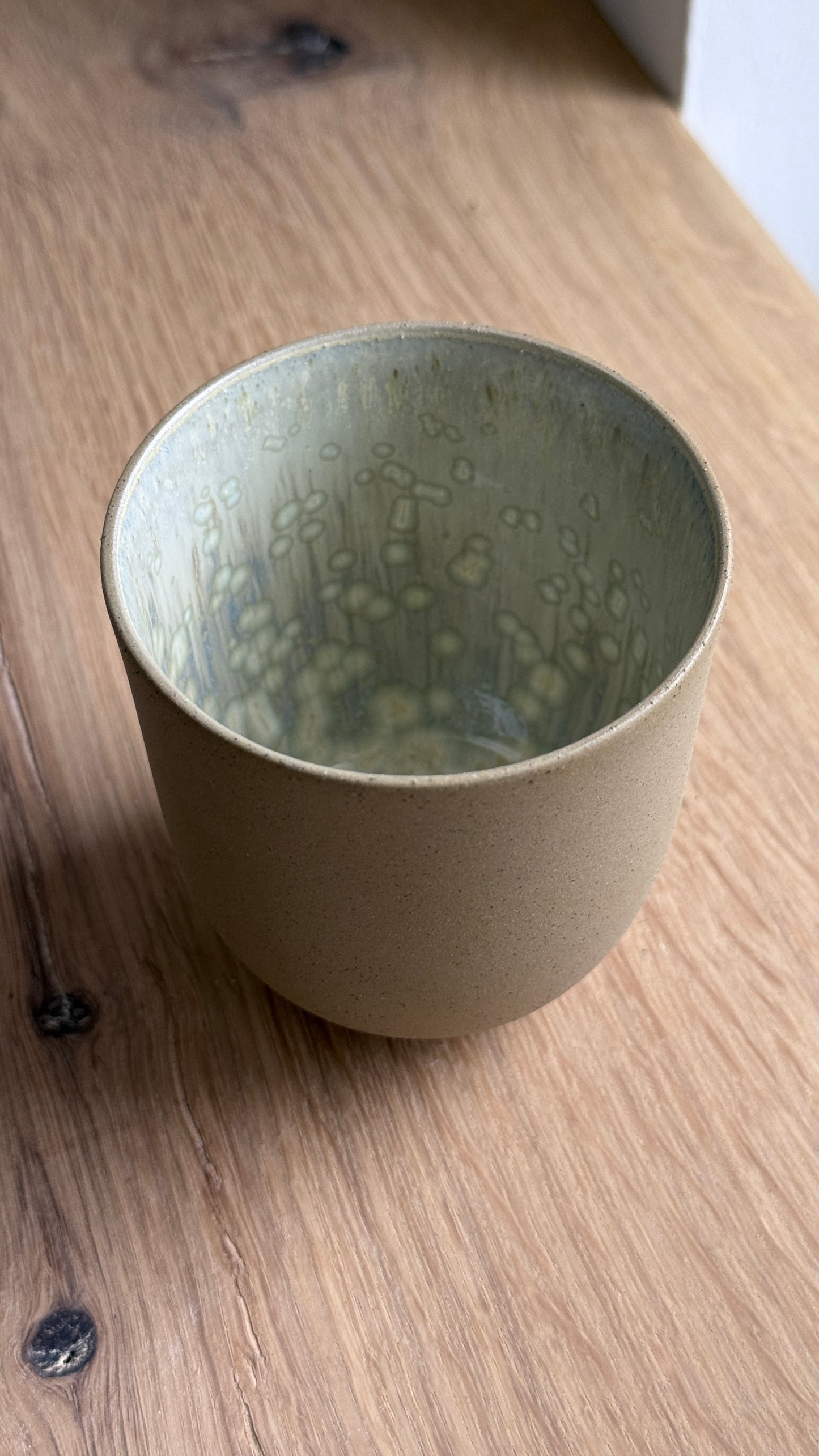 Coffee Cup, Dark Brown w/ crystal glaze (200 ml)