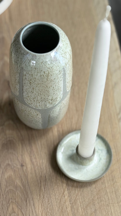 Vase, Large Tall, Stone Green / Brush (Kopi)