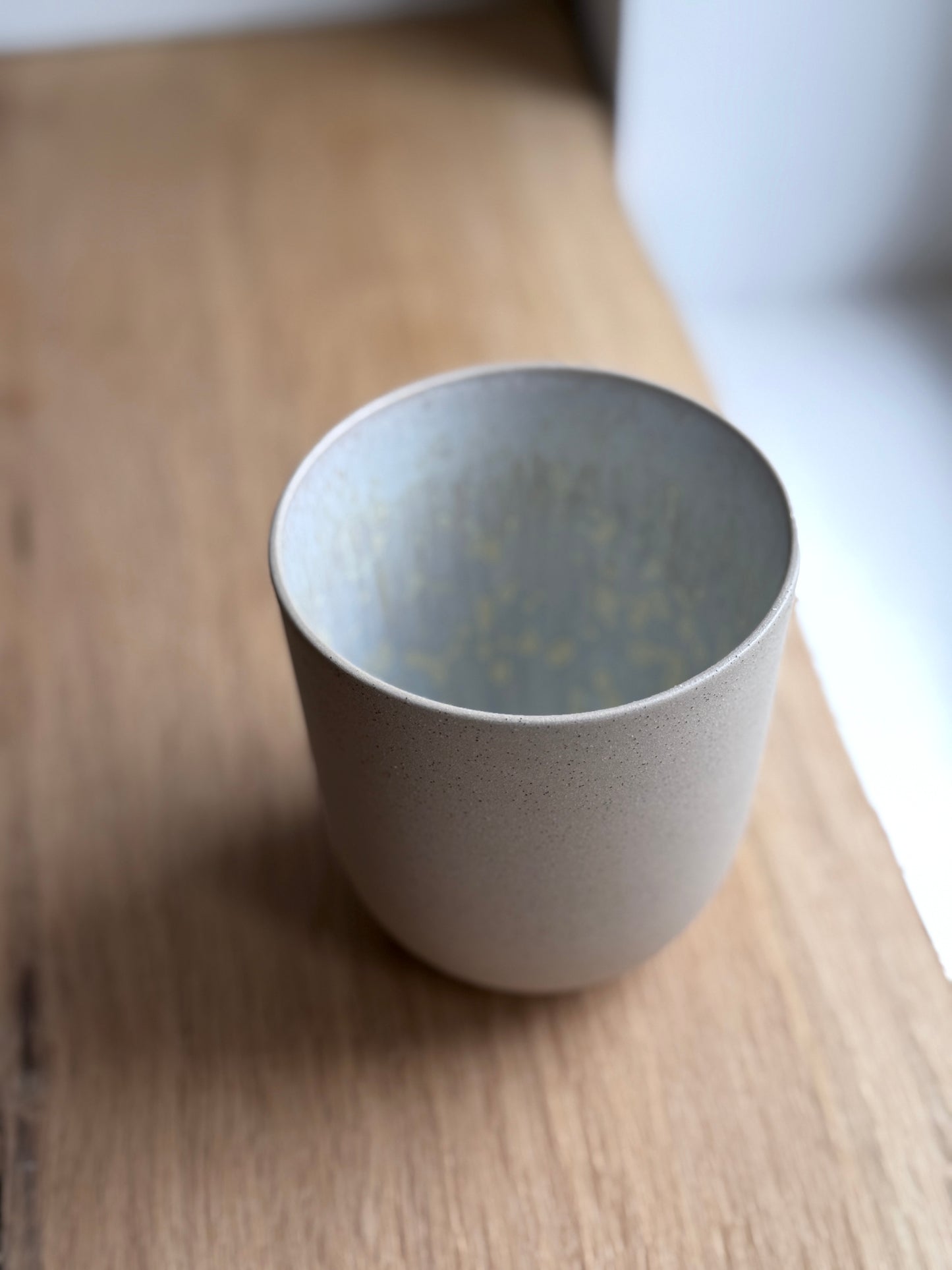 Coffe/Tea Cup, Sand w/ crystal glaze (400 ml)