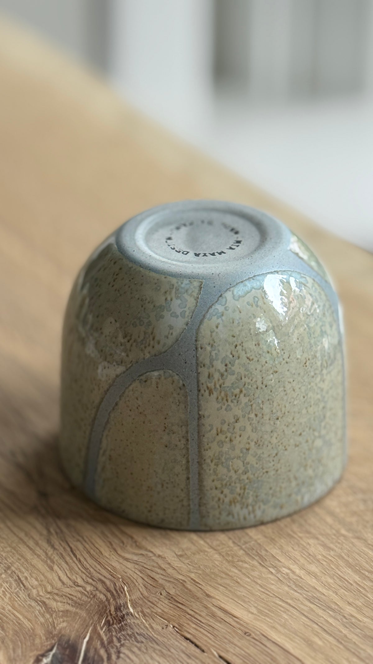 Coffee Cup, Stone Blue/ Off-center | Brush (250 ml)