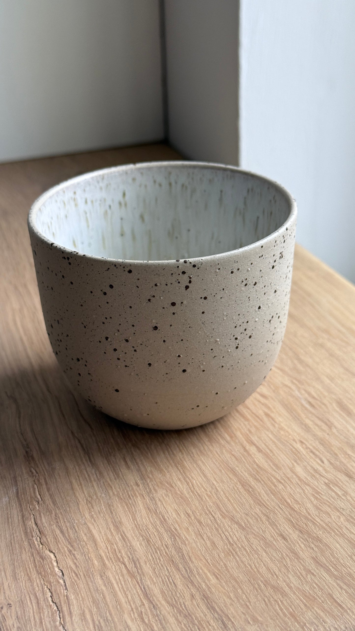 Coffee Cup, Sand & Dots w/ crystal glaze (250 ml)