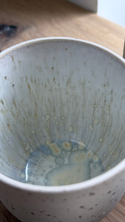 Coffee Cup, Dots w/ crystal glaze (200 ml)