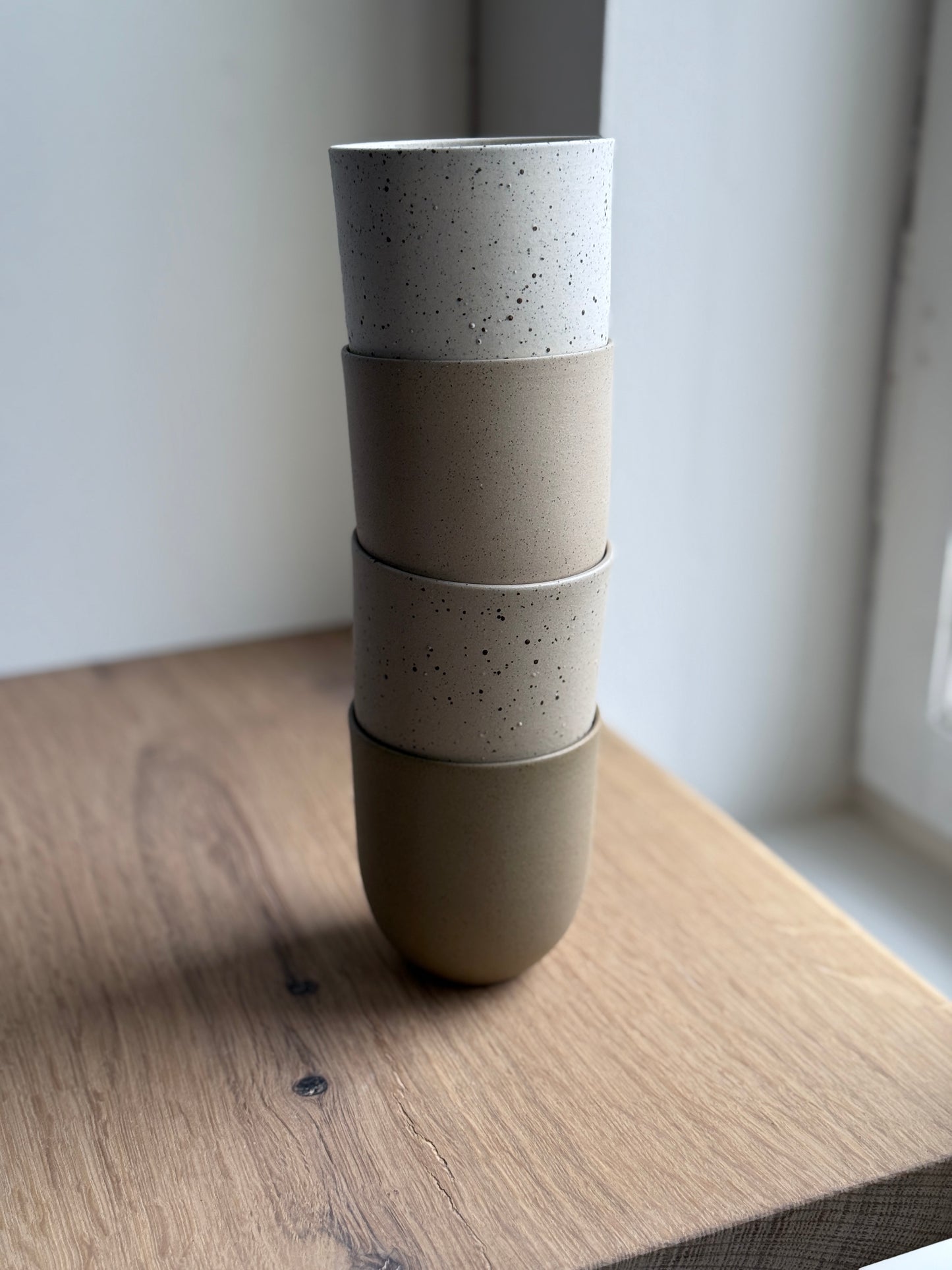 Coffee Cup, Dark Brown w/ crystal glaze (200 ml)