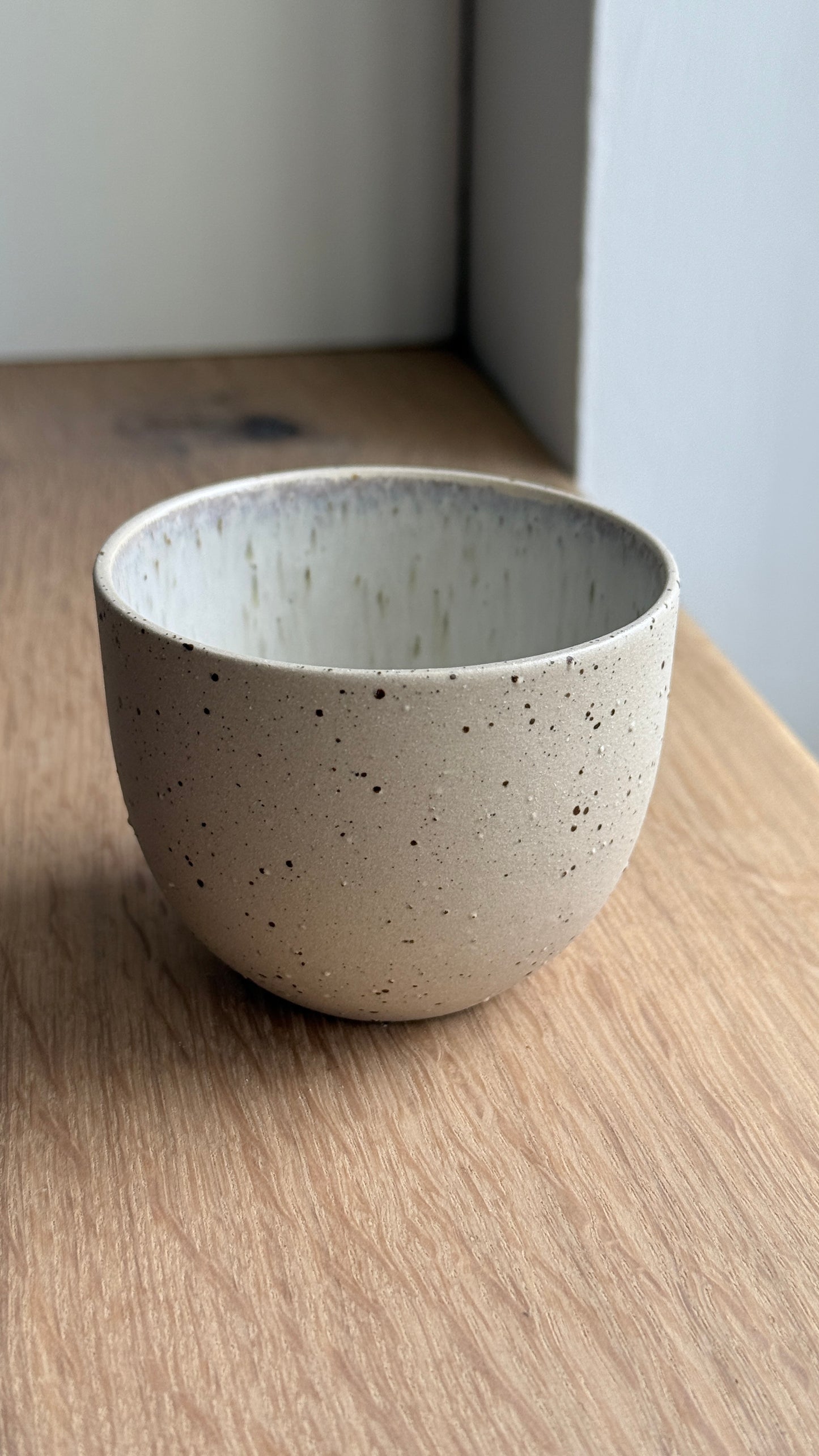 Cortado Cup, Sand & Dots w/ crystal glaze (130 ml)