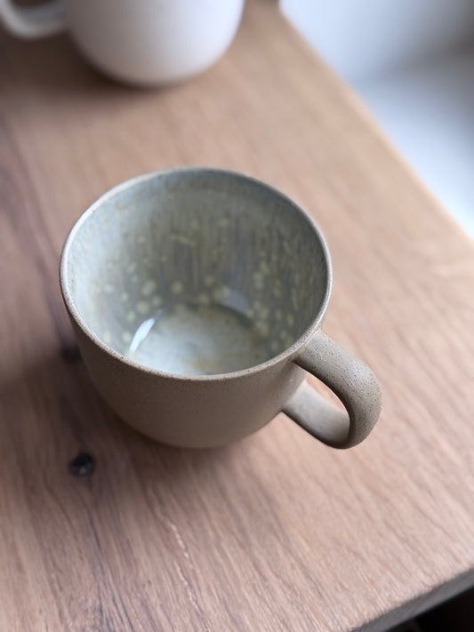 Mug with handle, Dark Brown w/Crystal glaze (250 ml)