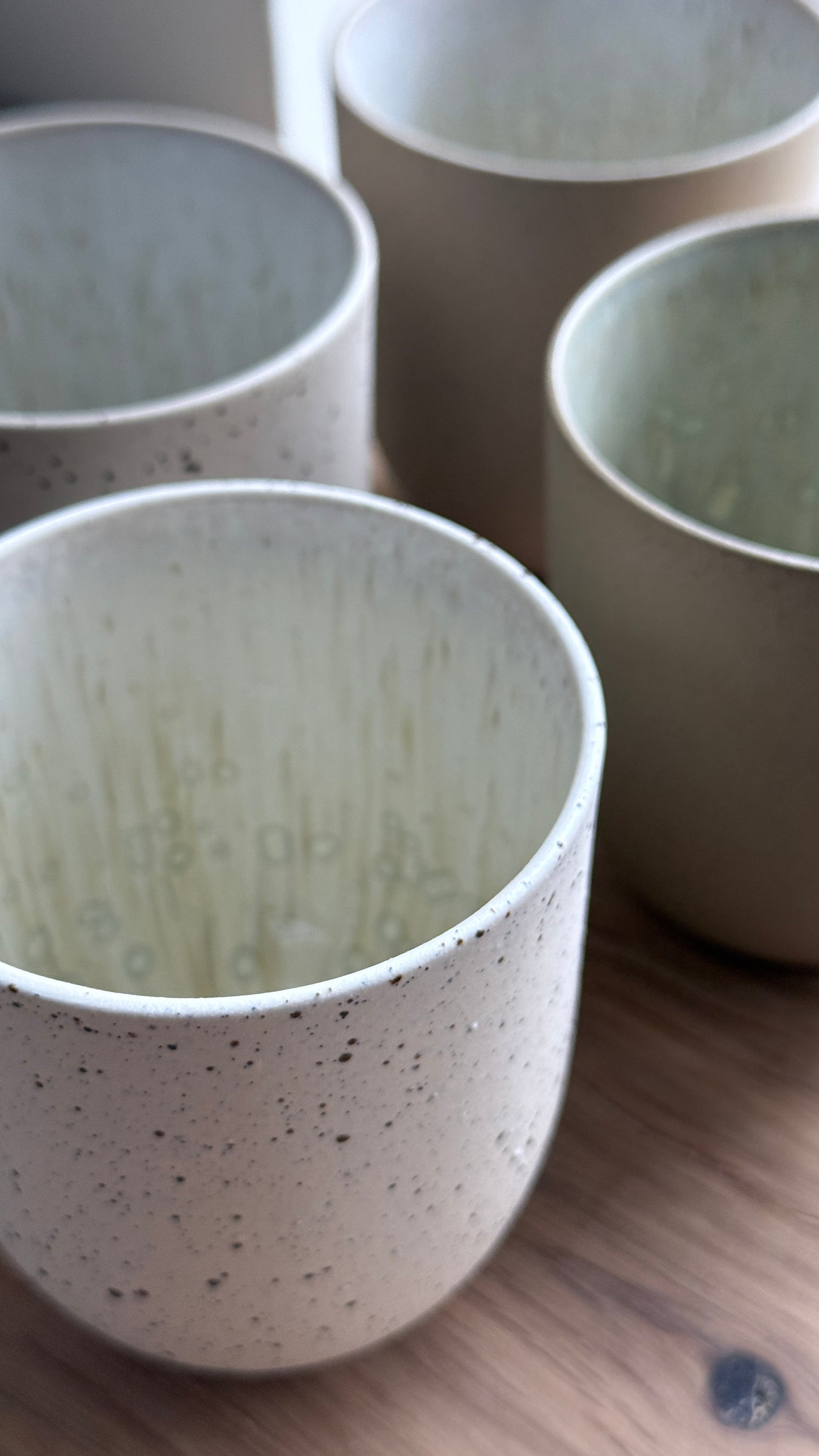 Coffee Cup, Dots w/ crystal glaze (200 ml)