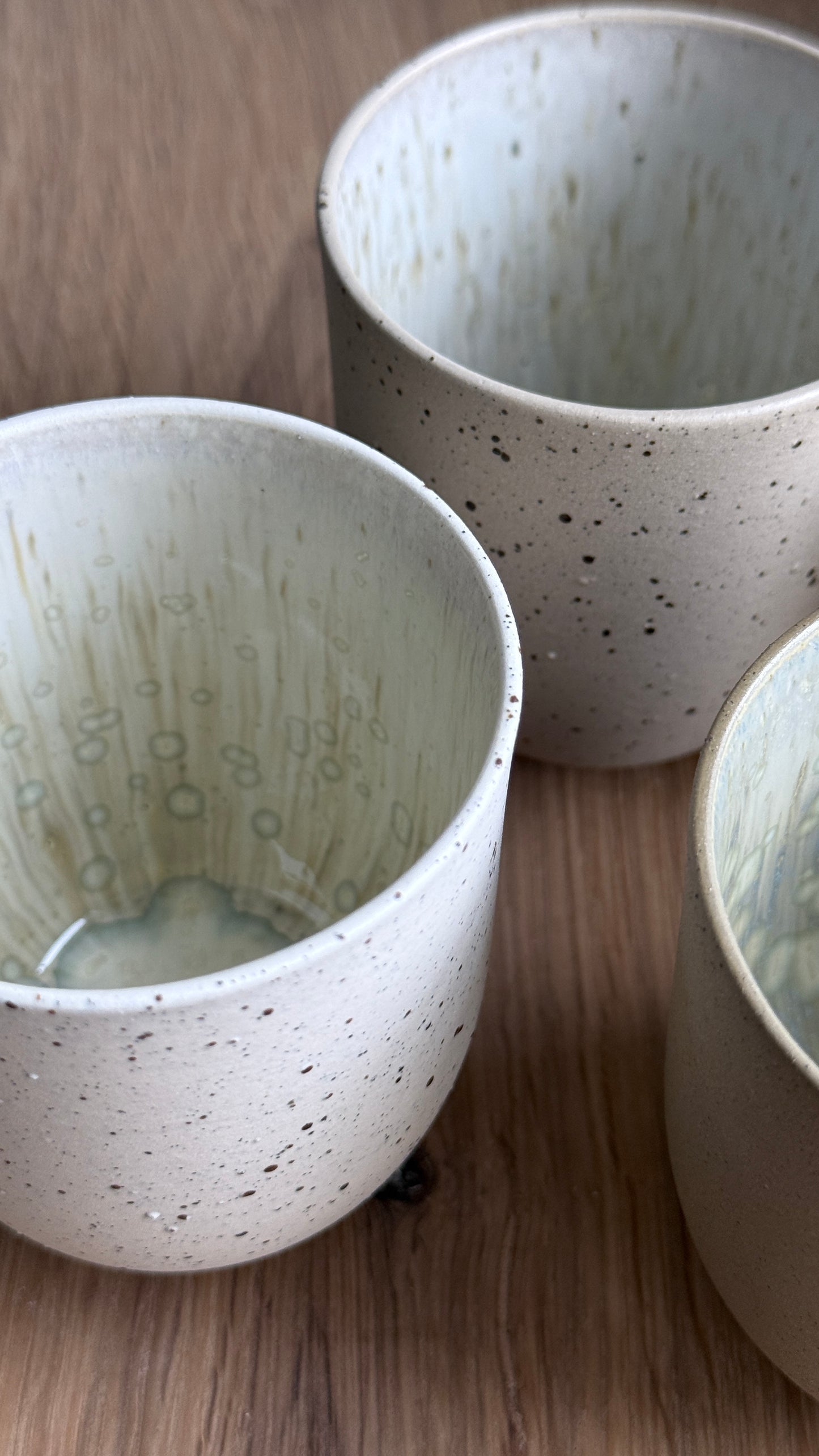 Coffee Cup, Dots w/ crystal glaze (200 ml)