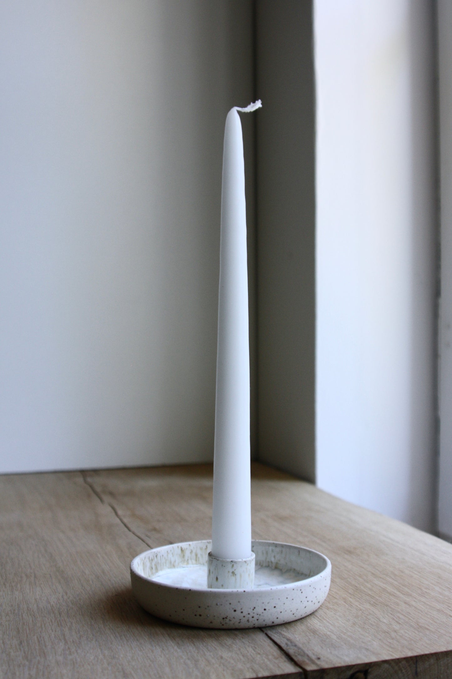 Candle Holder, Light Rose