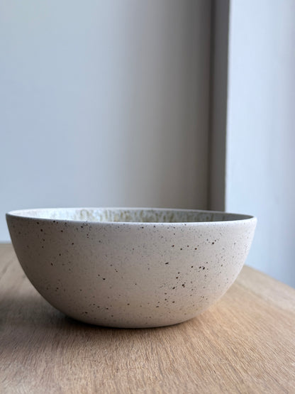 Breakfast bowl, Dots w/ Crystal Glaze