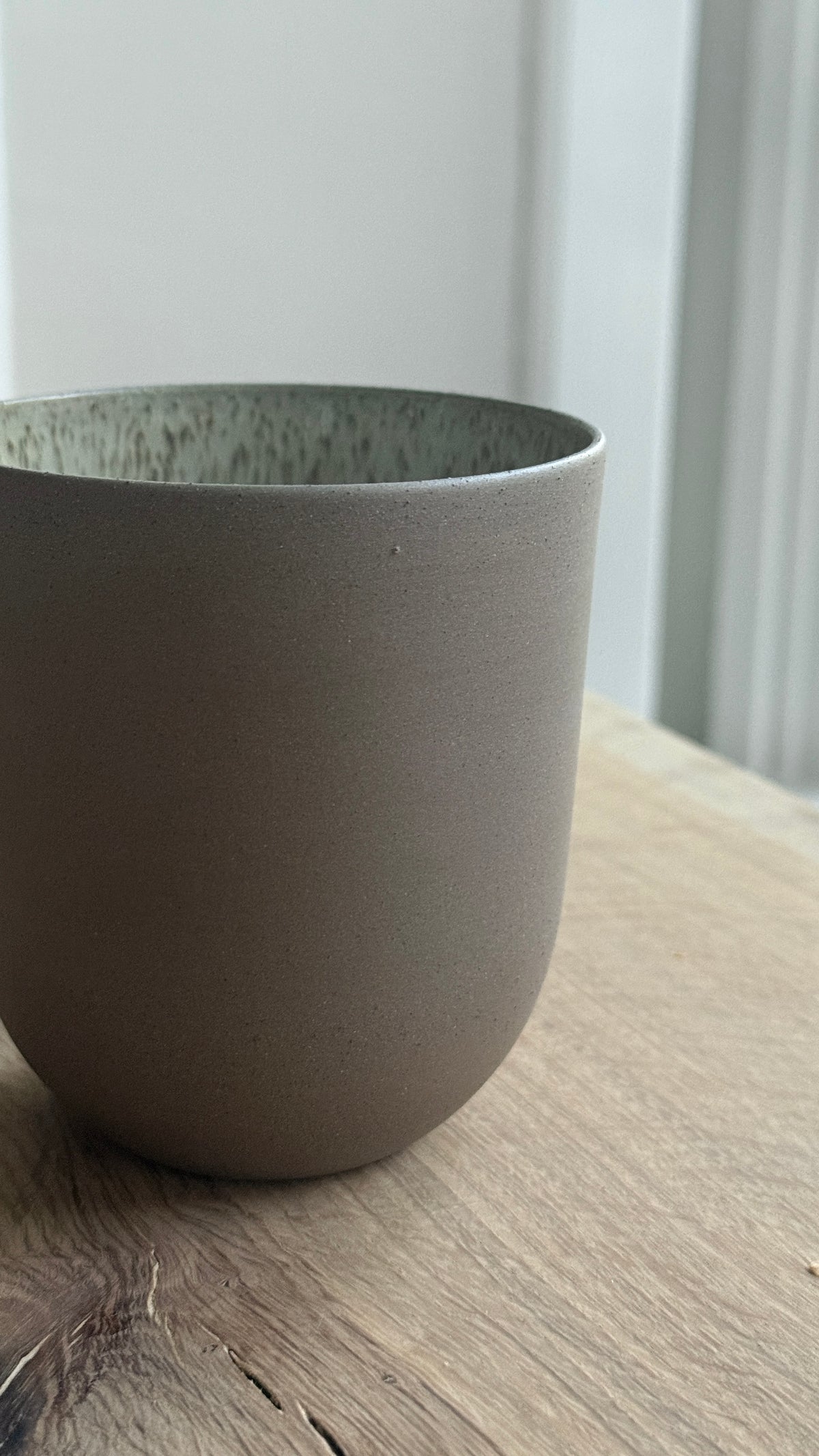 Coffe/Tea Cup, Earth Brown w/ crystal glaze (400 ml)