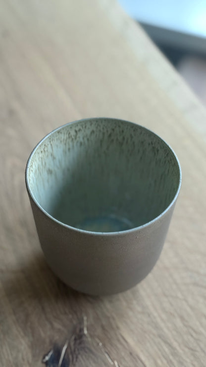 Coffe/Tea Cup, Earth Brown w/ crystal glaze (400 ml)