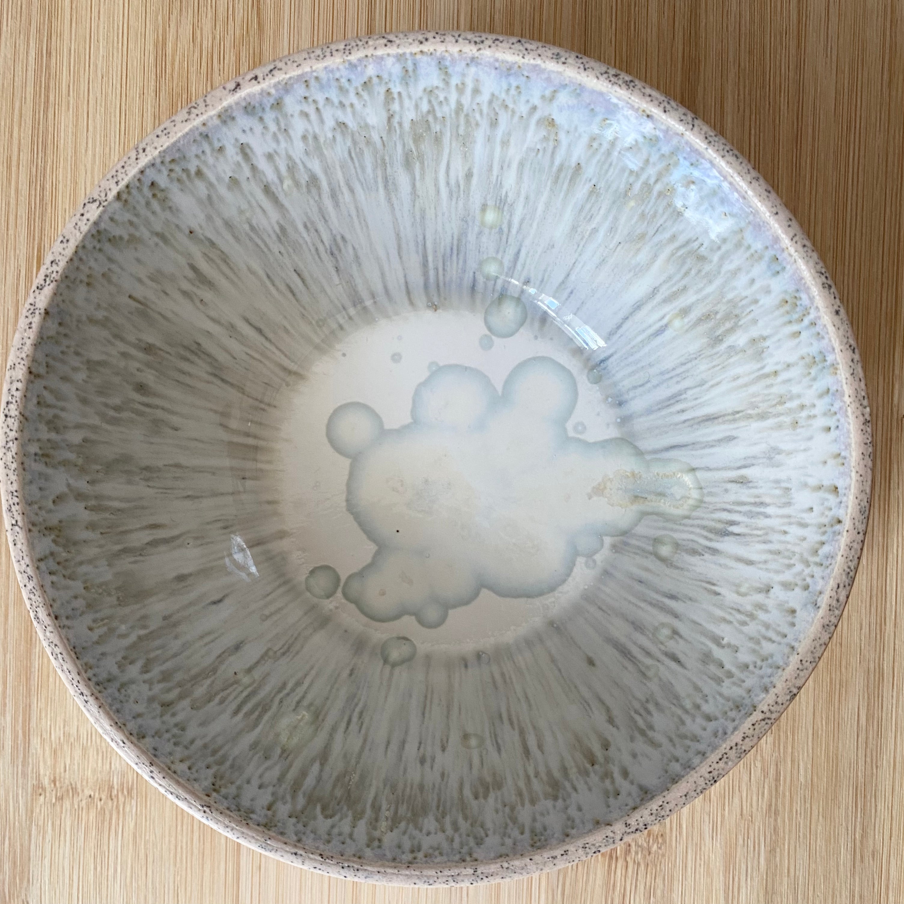 Breakfast bowl, Light Rose w/ Crystal Glaze