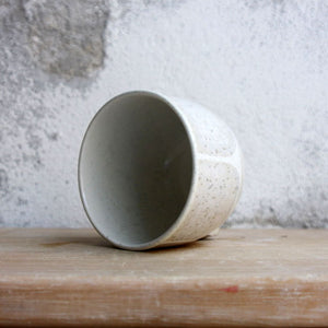 Cortado Cup, Light Stone Grey w/ brush strokes (130 ml)