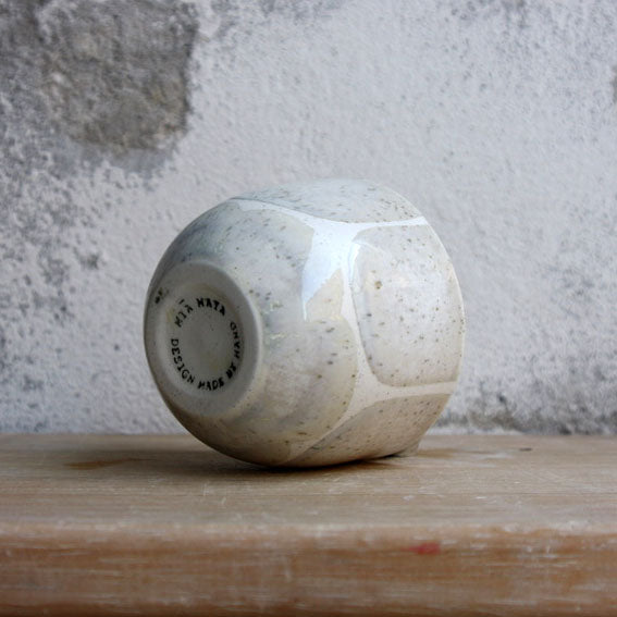 Cortado Cup, Light Stone Grey w/ brush strokes (130 ml)