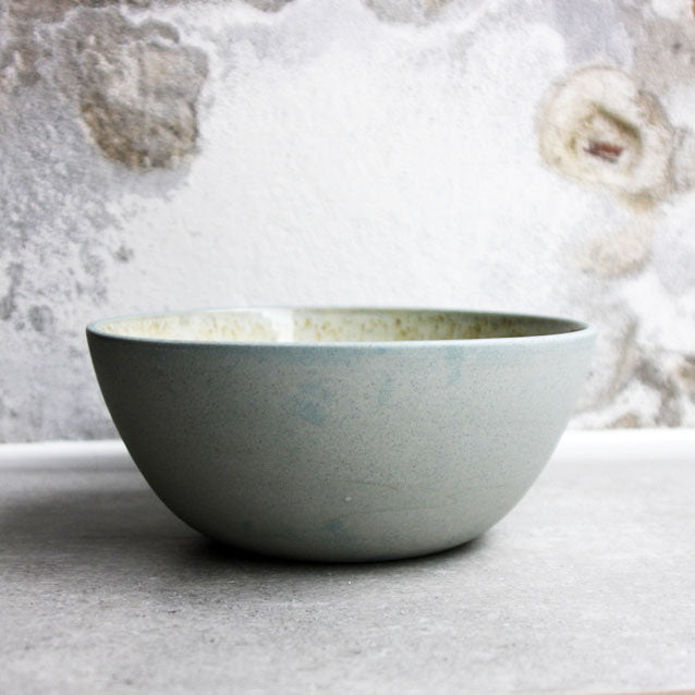Pasta bowl, Stone Blue w/ Crystal Glaze