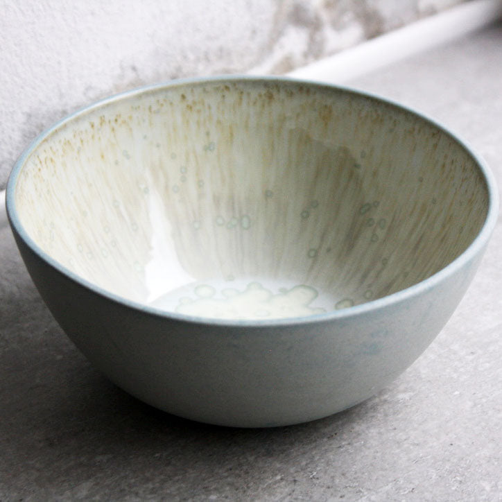 Pasta bowl, Stone Blue w/ Crystal Glaze