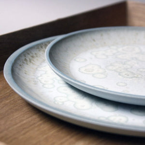 Lunch Plate Stoneware / Stone Blue w. crystal Glaze