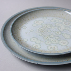 Dinner Plate Stoneware / Stone Blue w. Crystal Glaze