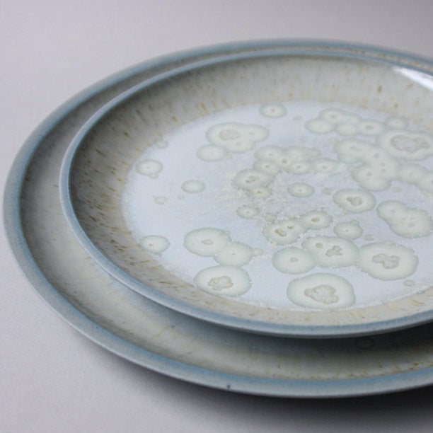 Lunch Plate Stoneware / Stone Blue w. crystal Glaze